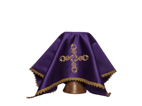 Chalice veils with modern cross design (set of 4 colors) KWB/012 50X50 (4szt.) - HAFTINAUSA.COM