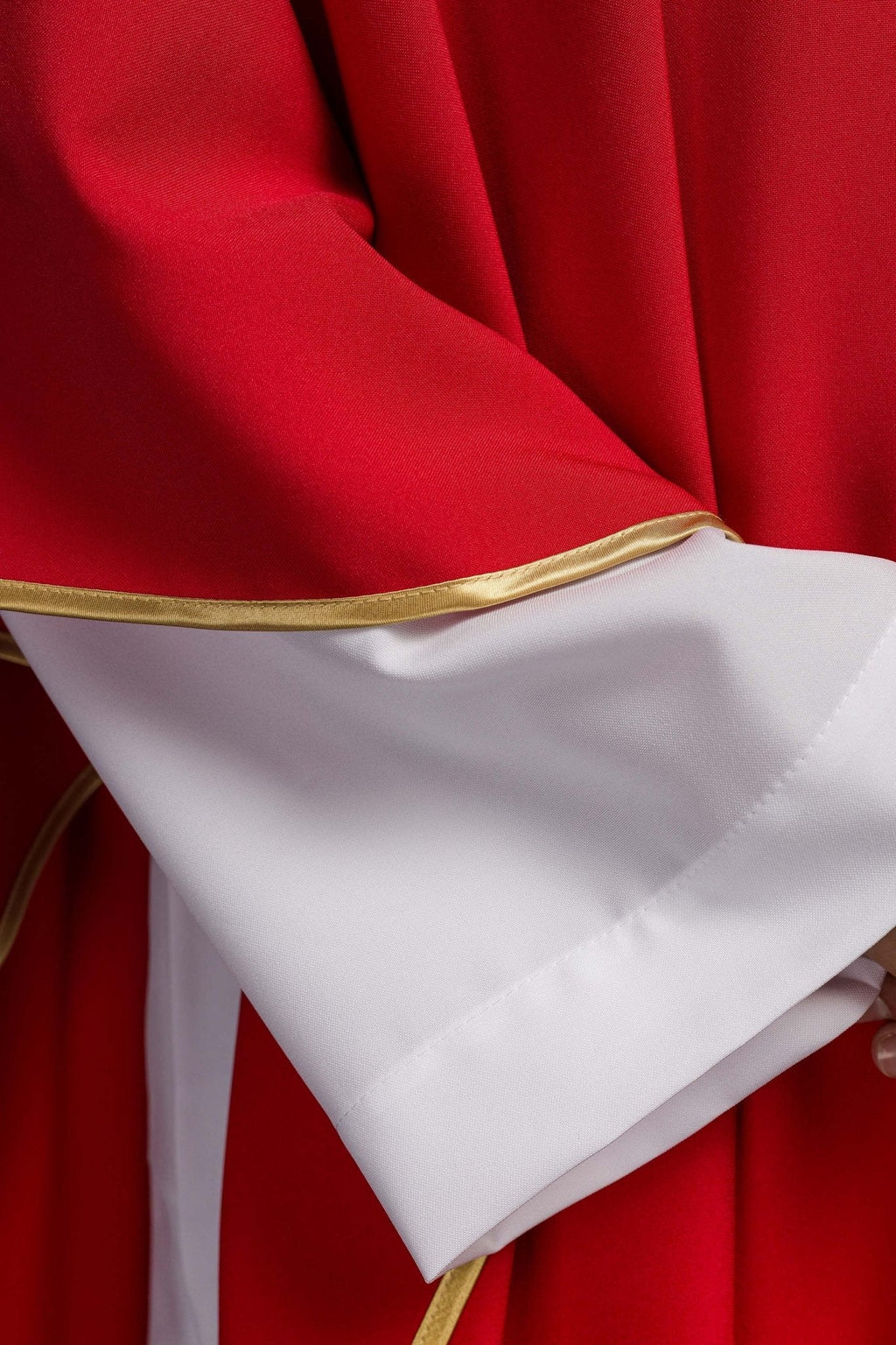 Chasuble embroidered with Red Cross KOR/016/02/12 CZERWONY - HAFTINAUSA.COM