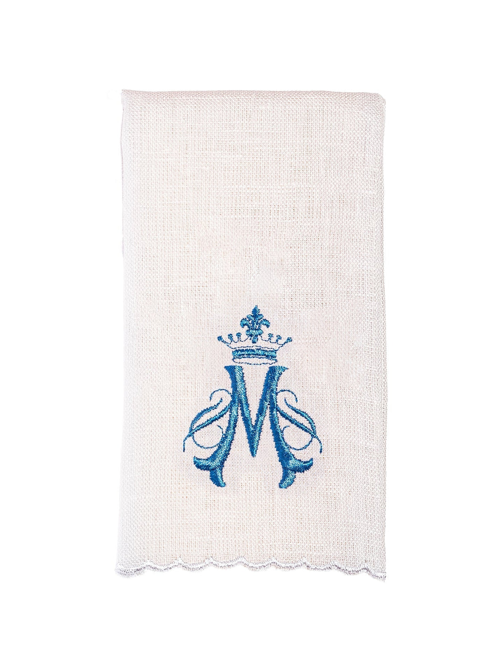 Linen Chalice Linens with Embroidered Mary Motif KKL/161 - HAFTINAUSA.COM