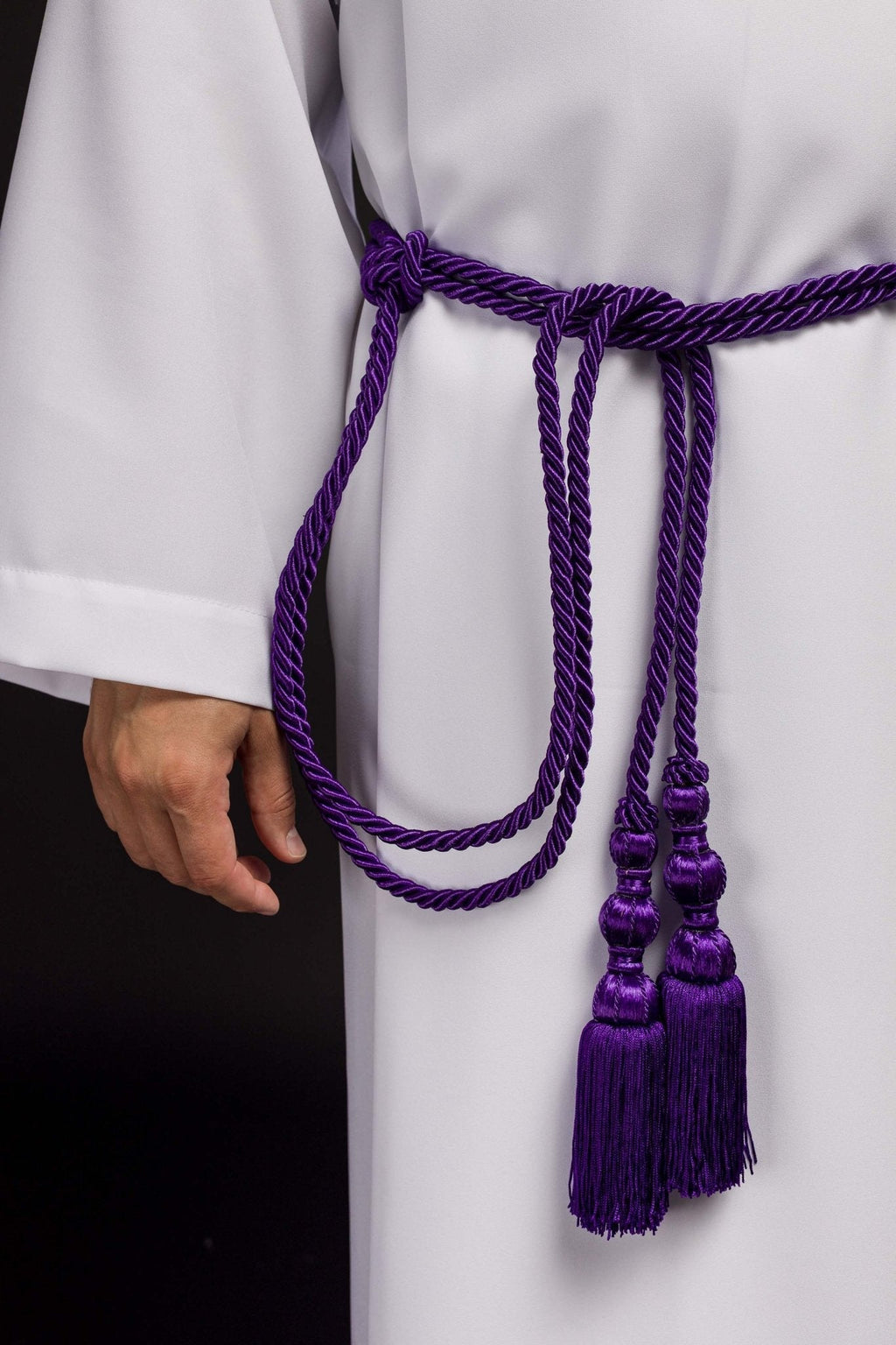 Purple liturgical cincture CIN/003 - HAFTINAUSA.COM